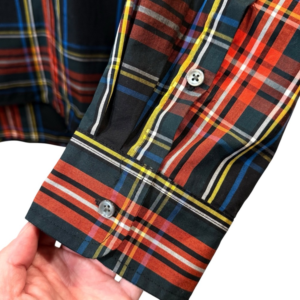 J. Crew Red and Blue Plaid Blouse - Picture 4 of 8